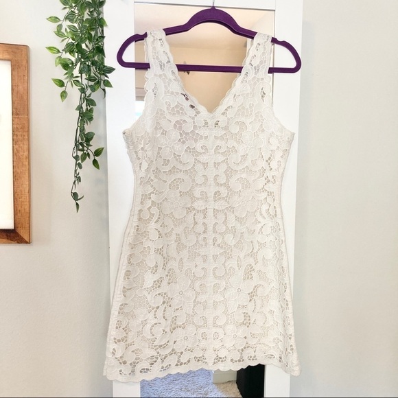 Calypso St. Barth Kagami Linen Lace Eyelet Wedding Dress NWT - Picture 13 of 16